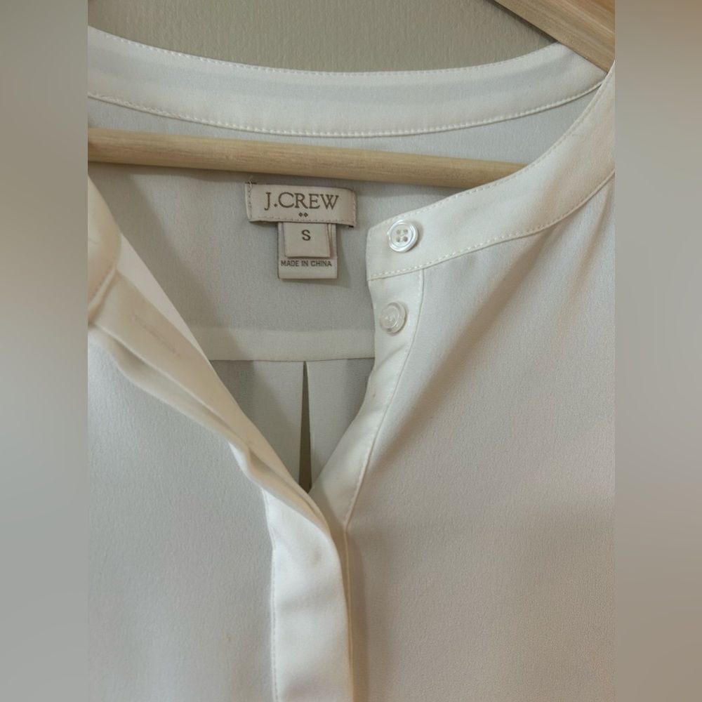 JCrew collarless dress shirt - Picture 4 of 5